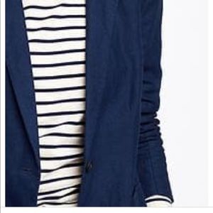 🛑Flash Sale Linen Navy Blue Blazer